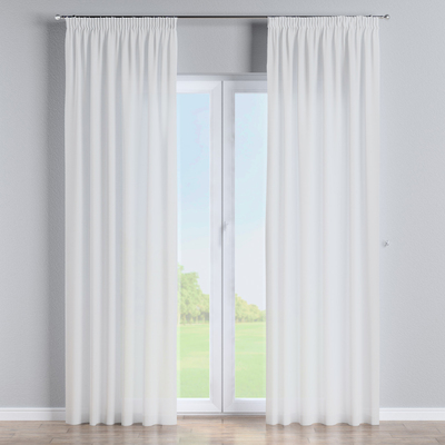 Pencil pleat curtain in collection Natural Touch, fabric: 128-24