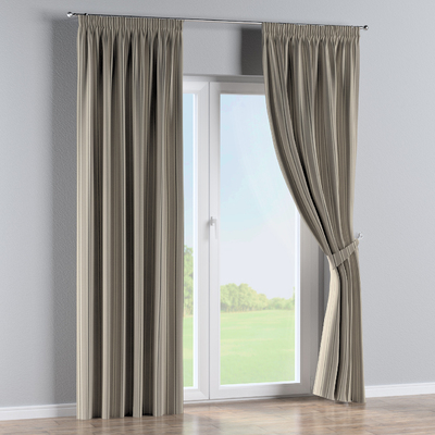 Pencil pleat curtain in collection Scotti, fabric: 145-27