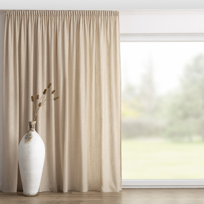 Pencil pleat curtain