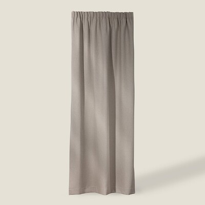 Pencil pleat curtain in collection Hemp Blend, fabric: 159-32