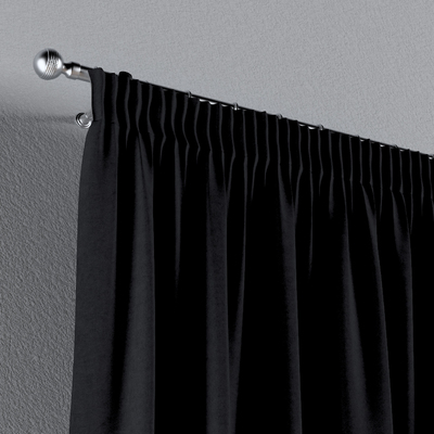 Függöny ráncolóval a kollekcióból Blackout Double, Dekoranyag: 272-17