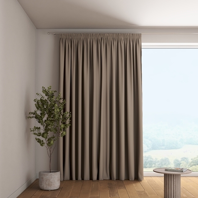 Pencil pleat curtain