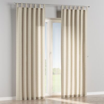Zasłona na szelkach 1 szt. w kolekcji Linen, tkanina: 392-05
