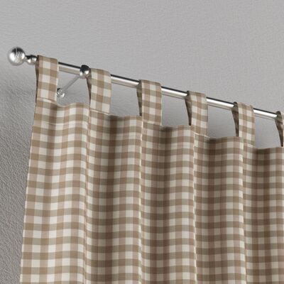 Tab top curtain in collection Quadro, fabric: 136-06