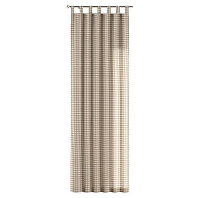 Tab top curtain in collection Quadro, fabric: 136-06