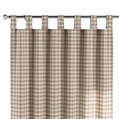 Tab top curtain in collection Quadro, fabric: 136-06