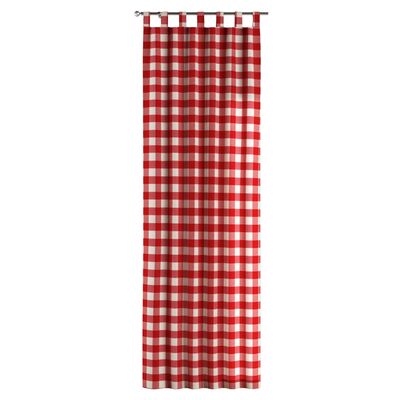Zasłona na szelkach 1 szt. w kolekcji Quadro, tkanina: 136-18