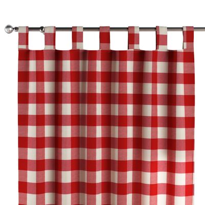 Tab top curtain