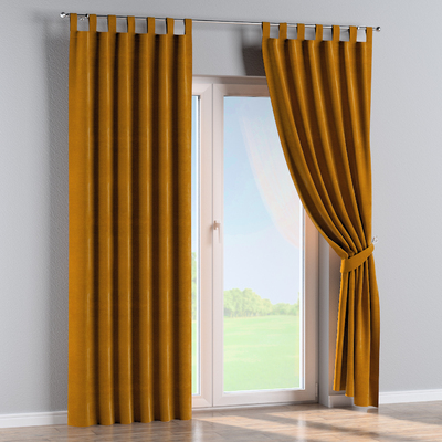 Zasłona na szelkach 1 szt. w kolekcji Velvet, tkanina: 704-23