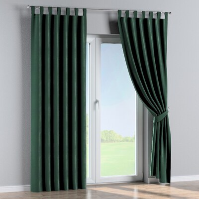 Rideau à pattes 1 pièce dans la collection Velvet, Tissu: 704-25