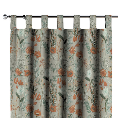 Tab top curtain
