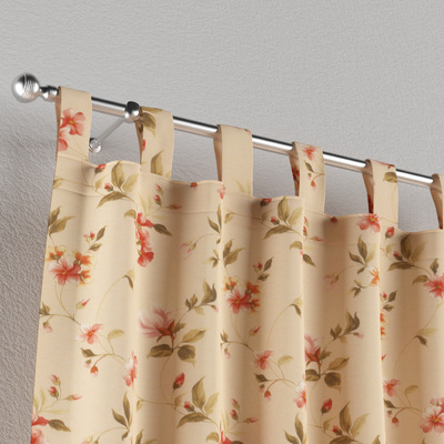 Tab top curtain in collection Londres, fabric: 143-88