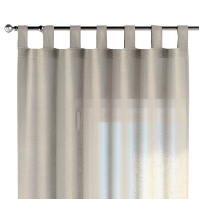 Tab top curtain