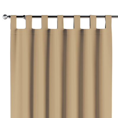 Tab top curtain