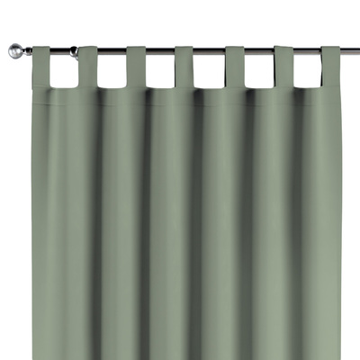 Tab top curtain