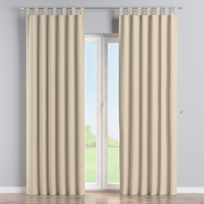 Tab top curtain