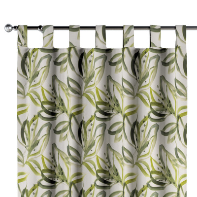 Tab top curtain