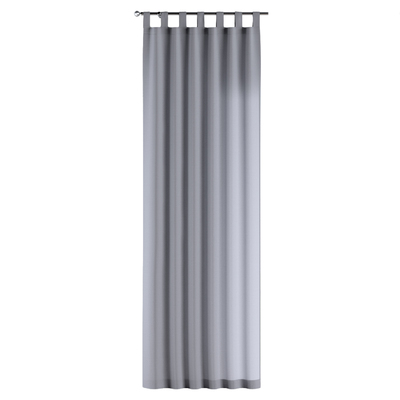 Set van 2 gordijnen, transparant, voor de woonkamer, voile met loodband, H x B 225 x 140 cm, grijs, 61000CN