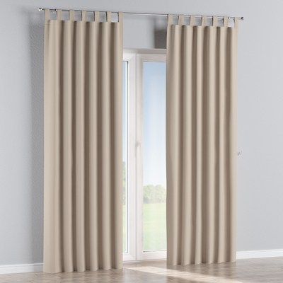 Tab top curtain