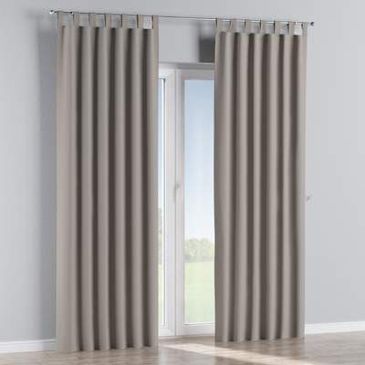 Tab top curtain