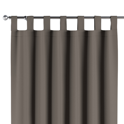 Tab top curtain