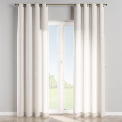 Eyelet curtain in collection Linen, fabric: 392-04