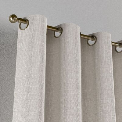 Eyelet curtain in collection Linen, fabric: 392-04