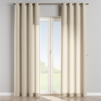 Zasłona na kółkach 1 szt. w kolekcji Linen, tkanina: 392-05