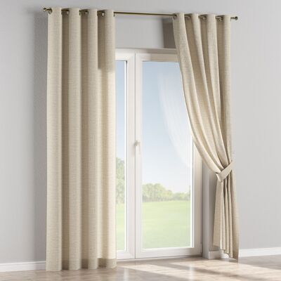 Zasłona na kółkach 1 szt. w kolekcji Linen, tkanina: 392-05