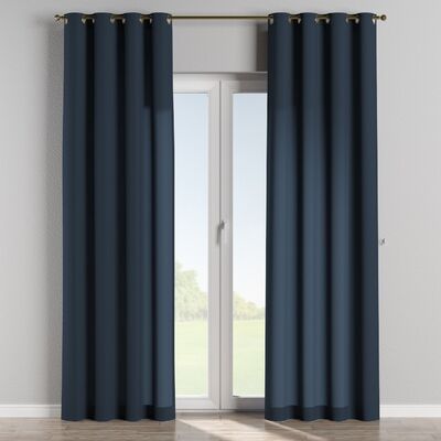Gardin med øskner 1 stk. fra kollektionen Quadro, Stof: 136-04