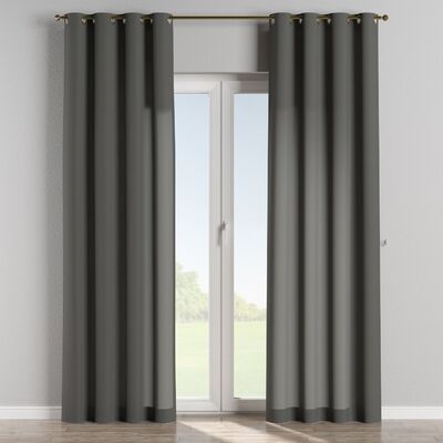 Gardin med øskner 1 stk. fra kollektionen Quadro, Stof: 136-14