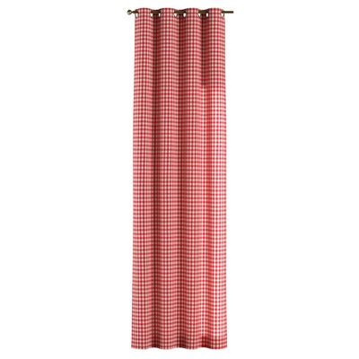 Gardin med øskner 1 stk. fra kollektionen Quadro, Stof: 136-16