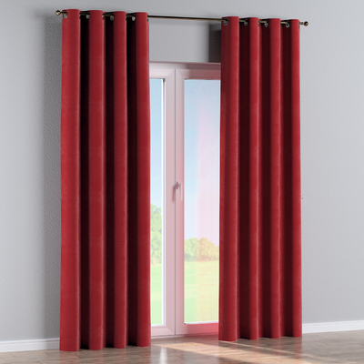 Eyelet curtain in collection Velvet, fabric: 704-15