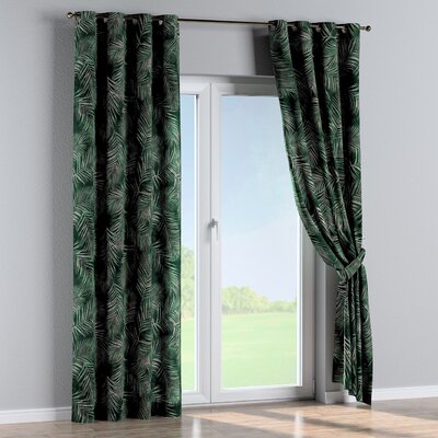 Zasłona na kółkach 1 szt. w kolekcji Velvet, tkanina: 704-21