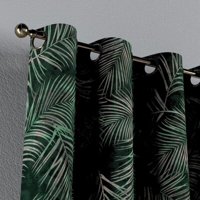 Zasłona na kółkach 1 szt. w kolekcji Velvet, tkanina: 704-21