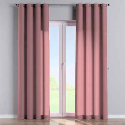 Zasłona na kółkach 1 szt., zgaszony róż, 159-12 - Dekoria.pl