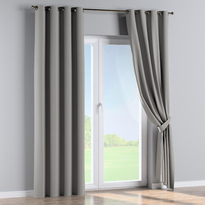 Gordijn met ringen van de collectie Blackout Soft, Stof: 269-22