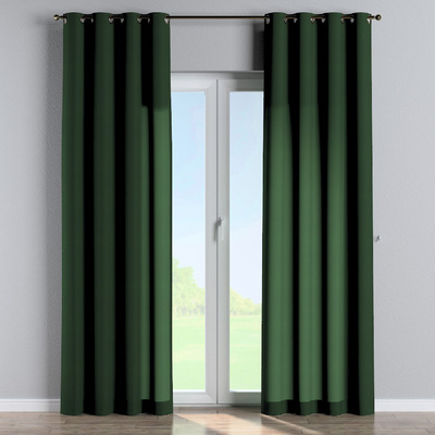 Gardin med øskner 1 stk. fra kollektionen Quadro, Stof: 144-33