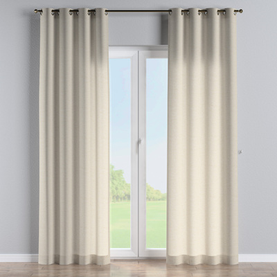 Gardin med öljetter 1 längd i kollektionen Natural Touch, Tyg: 128-17