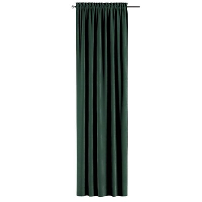 Vorhang mit Tunnel und Köpfchen von der Kollektion Velvet, Stoff: 704-25