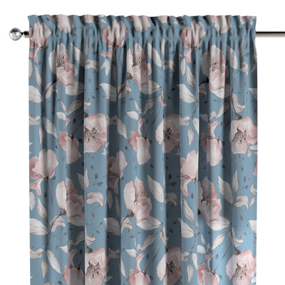 Slot and frill curtains