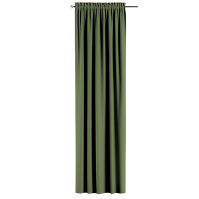 Zasłona na kanale z grzywką 1 szt. w kolekcji Blackout Semi (Dimout), tkanina: 269-74