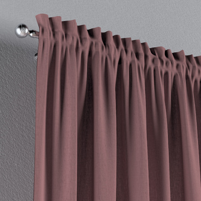 Slot and frill curtain in collection Linen, fabric: 159-12