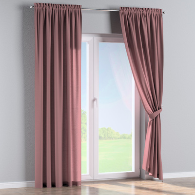 Slot and frill curtain in collection Linen, fabric: 159-12