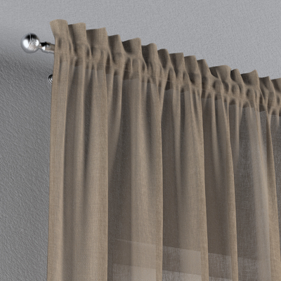 Vorhang mit Tunnel und Köpfchen von der Kollektion Sensual Premium, Stoff: 144-40