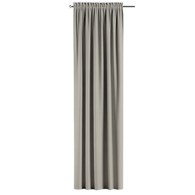 Zasłona na kanale z grzywką 1 szt. w kolekcji Outdoor Oasis, tkanina: 703-33