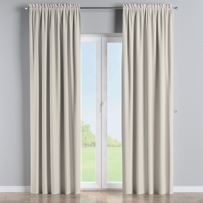 Zasłona na kanale z grzywką 1 szt. w kolekcji Outdoor Oasis, tkanina: 703-37
