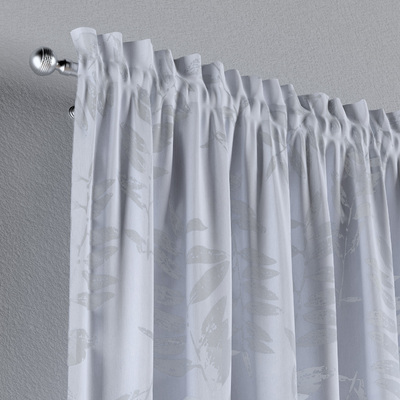Zasłona na kanale z grzywką 1 szt. w kolekcji Natural Touch, tkanina: 128-12