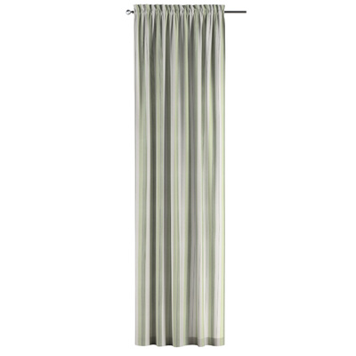 Zasłona na kanale z grzywką 1 szt. w kolekcji Stripes, tkanina: 144-96