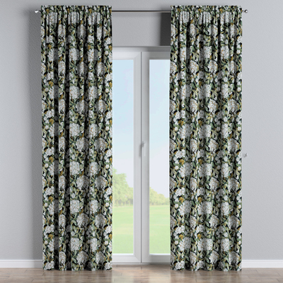 Slot and frill curtain